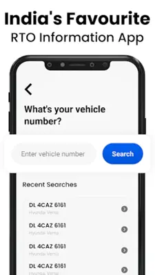 RTO Vehicle Information android App screenshot 3